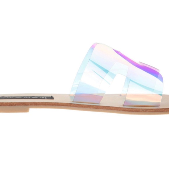 Steve Madden Iridescent Greece Slide Sandals - Picture 2 of 3